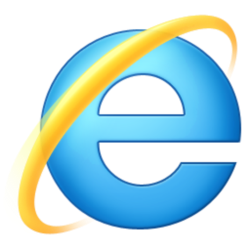 Internet explorer symbol - an e.